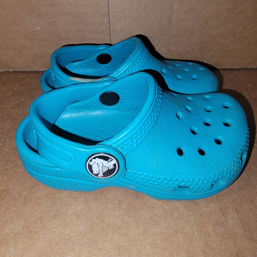 Kids TEAL Clogs Toddler 5c